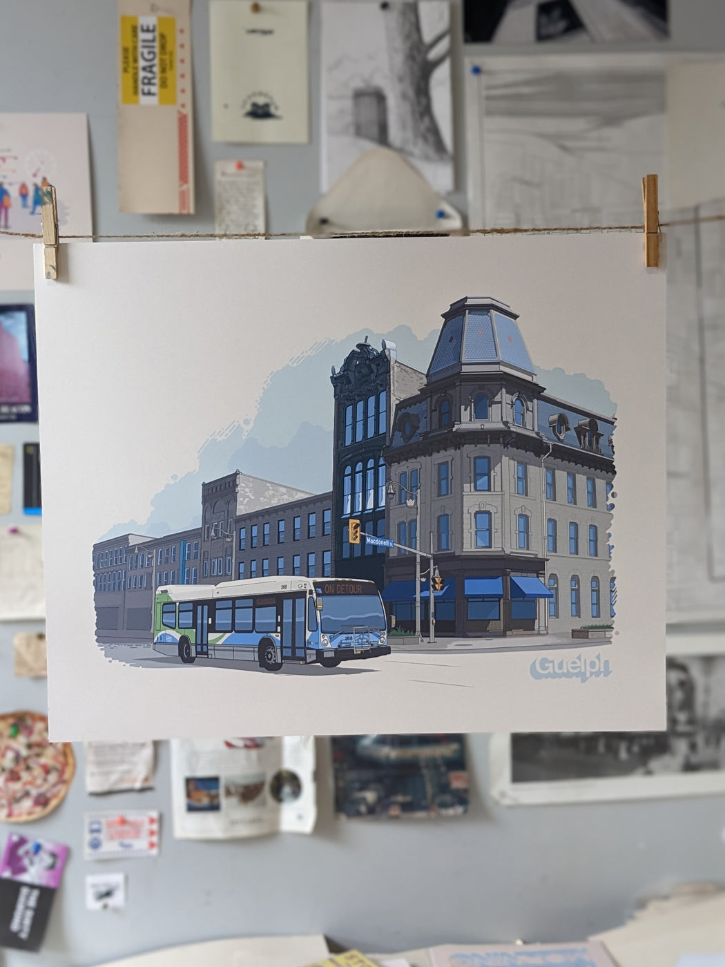 Downtown Guelph Print