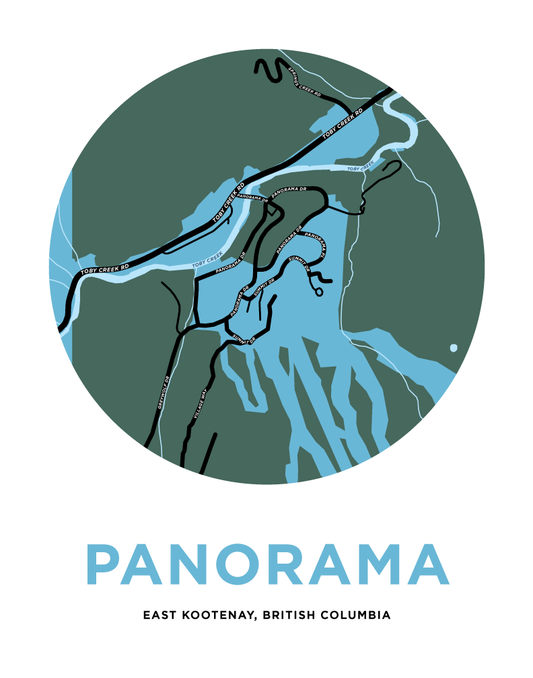 Panorama Map Print