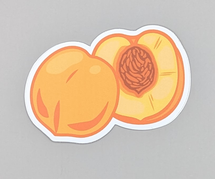 Peaches Sticker – Jelly Brothers