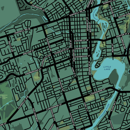 Peterborough Full City Map Print