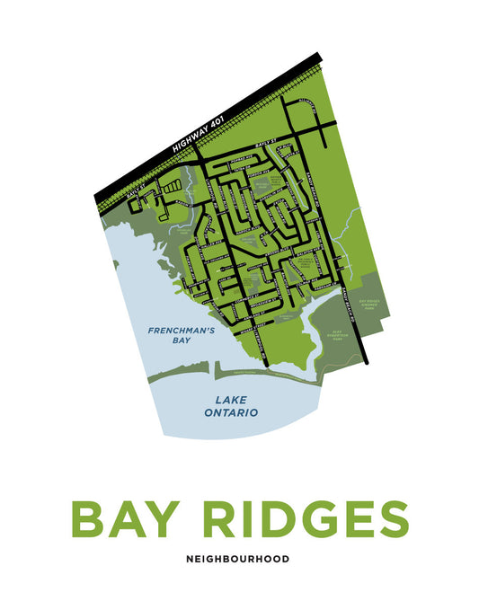 Bay Ridges Neighbourhood Map (Pickering)