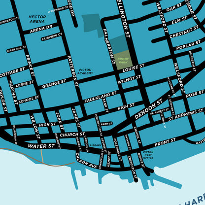 Pictou, Nova Scotia Map Print