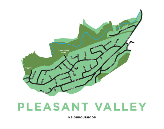 Pleasant Valley Neighbourhood Map
