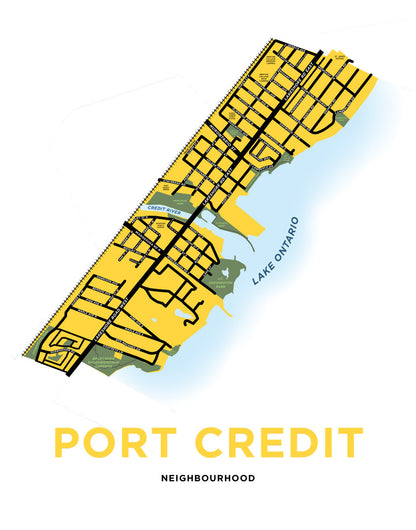 Port Credit Neighbourhood Map
