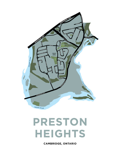 Preston Heights Neighbourhood Map