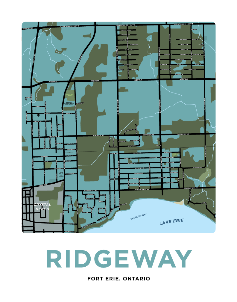 Ridgeway Map Print – Jelly Brothers
