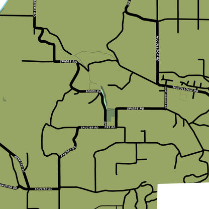Southeast Kelowna Map Print