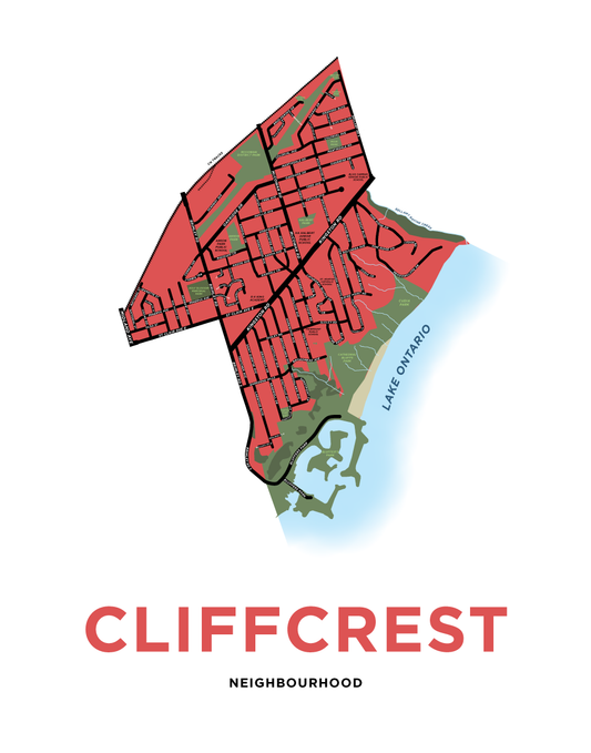 Cliffcrest Neighbourhood Map