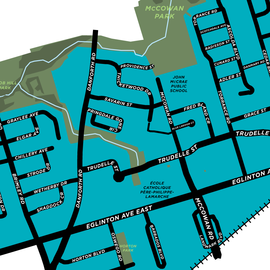 Eglinton East Neighbourhood Map