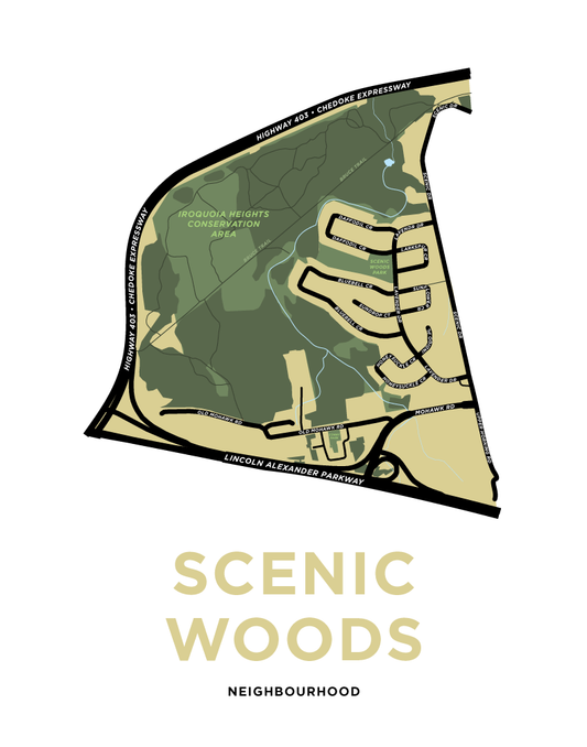 Scenic Woods Neighbourhood Map