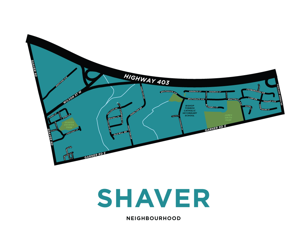 Shaver Neighbourhood Map