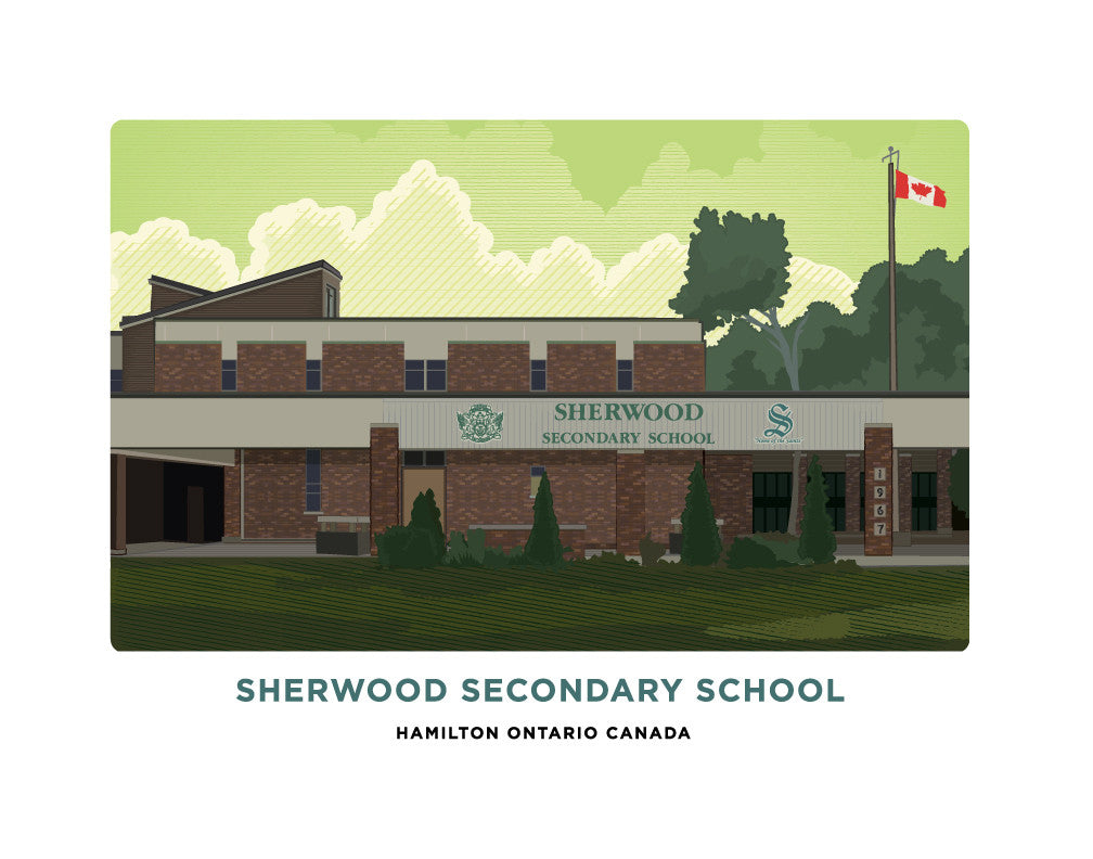 Sherwood Secondary School Print