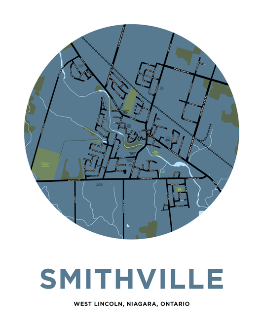 Smithville Map Print