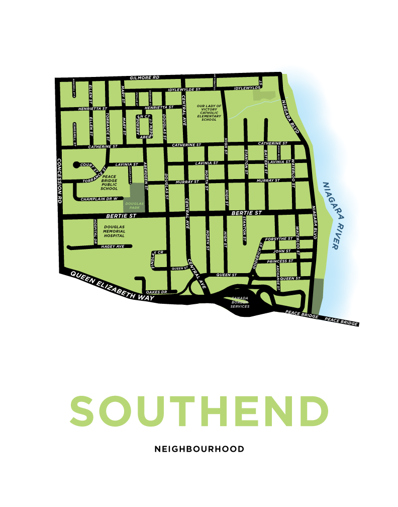 Southend Map Print