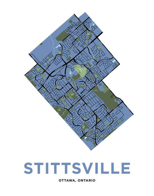 Stittsville Map Print