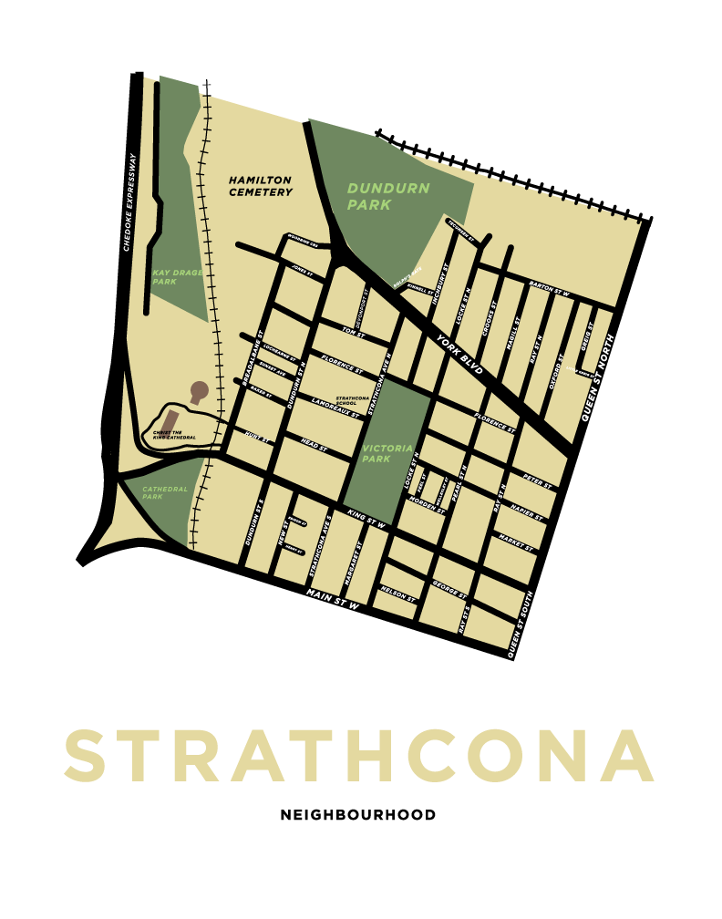 Strathcona Neighbourhood Map – Jelly Brothers