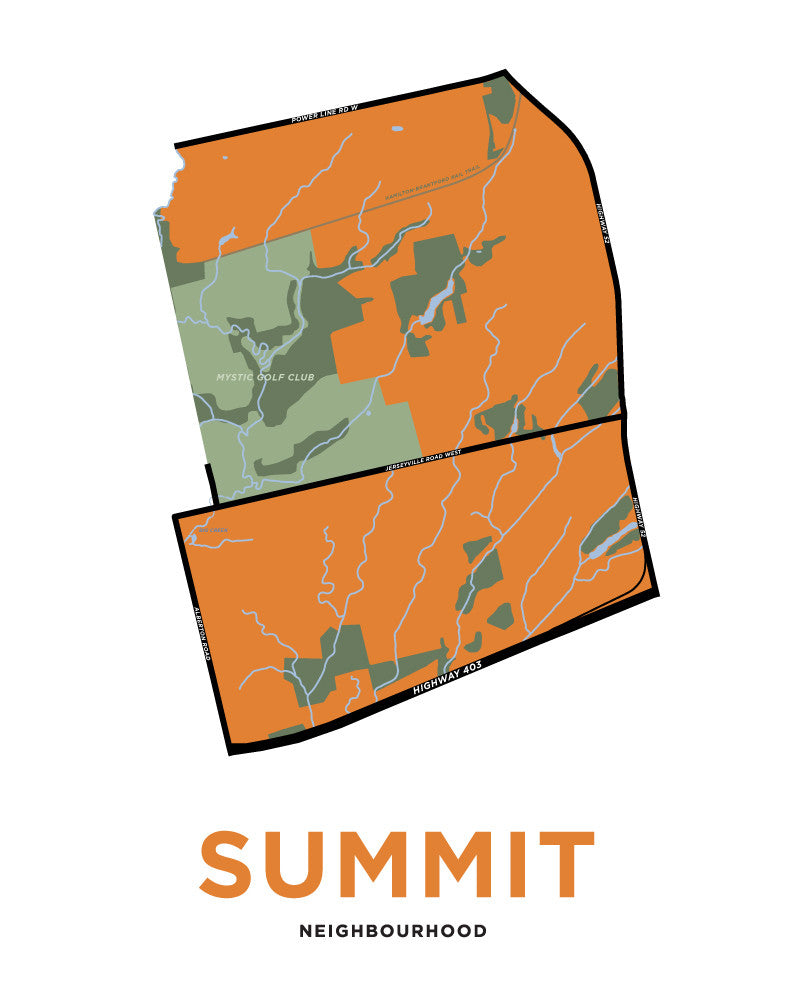 Summit Neighbourhood Map