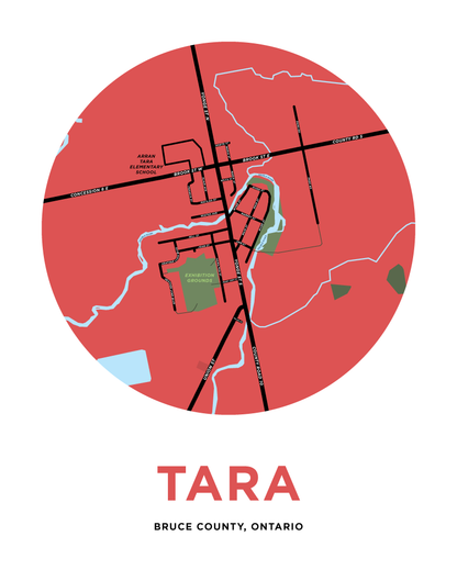 Tara Map Print