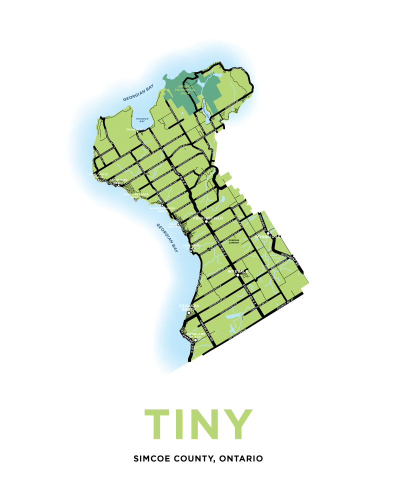 Tiny Map Print