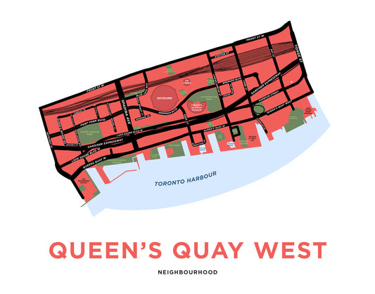 Queen's Quay West Neighbourhood Map
