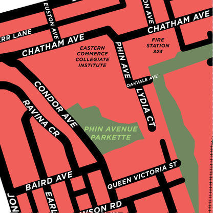 Pocket, The - Neighbourhood Map Print