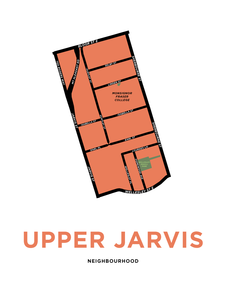 Upper Jarvis Map Print