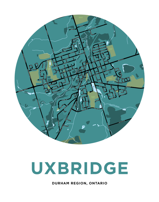 Uxbridge Map Print