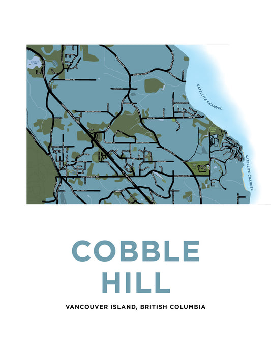 Cobble Hill Map Print