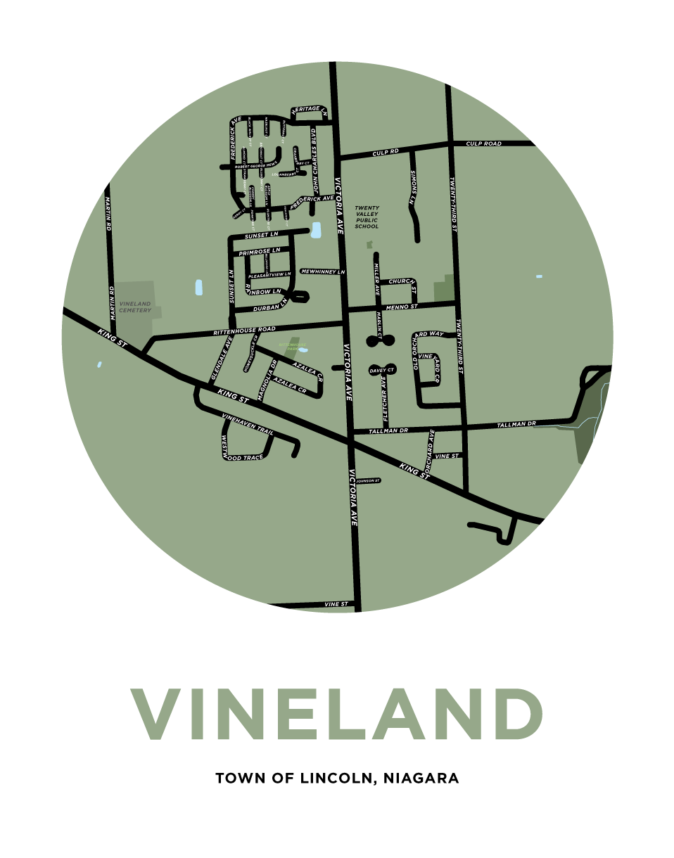 Vineland Map Print