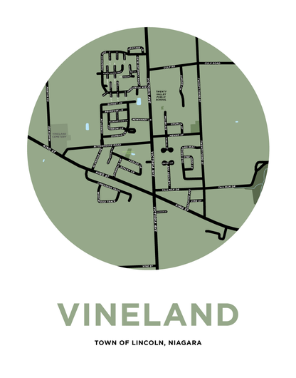 Vineland Map Print