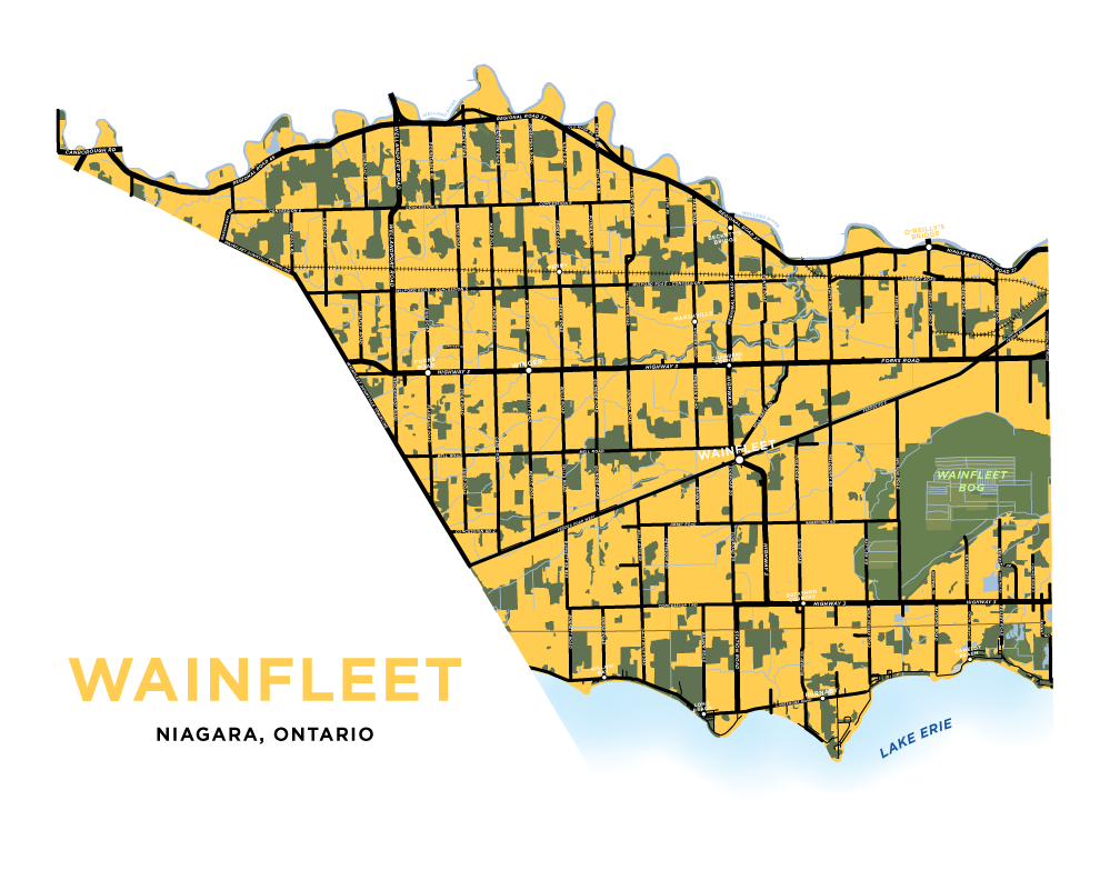 Wainfleet Map Print
