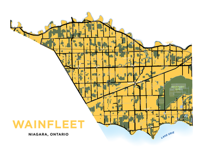 Wainfleet Map Print - Main Image