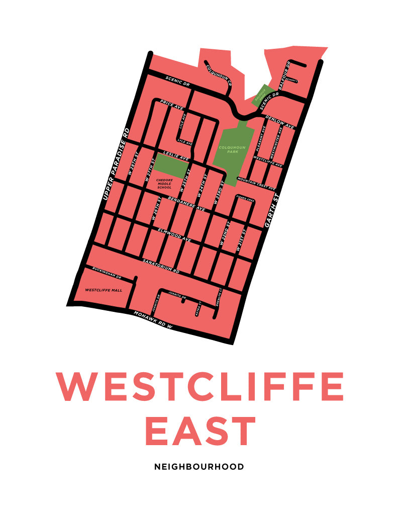 Westcliffe East Neighbourhood Map