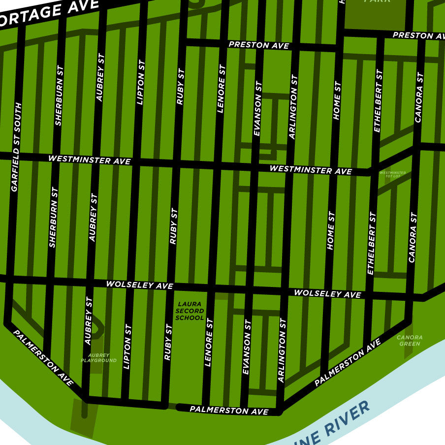 Wolseley Neighbourhood Map Print