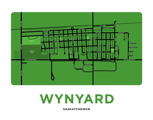 Wynyard Map Print