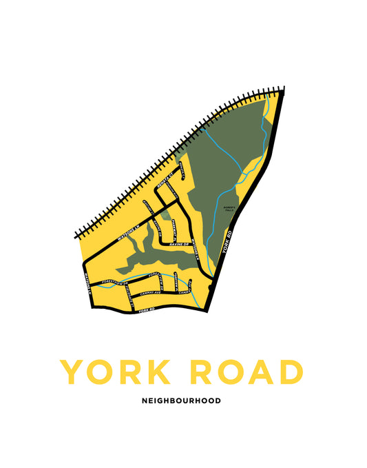 York Road Neighbourhood Map
