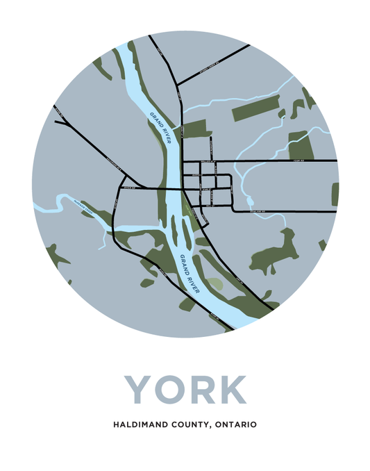 York Map Print