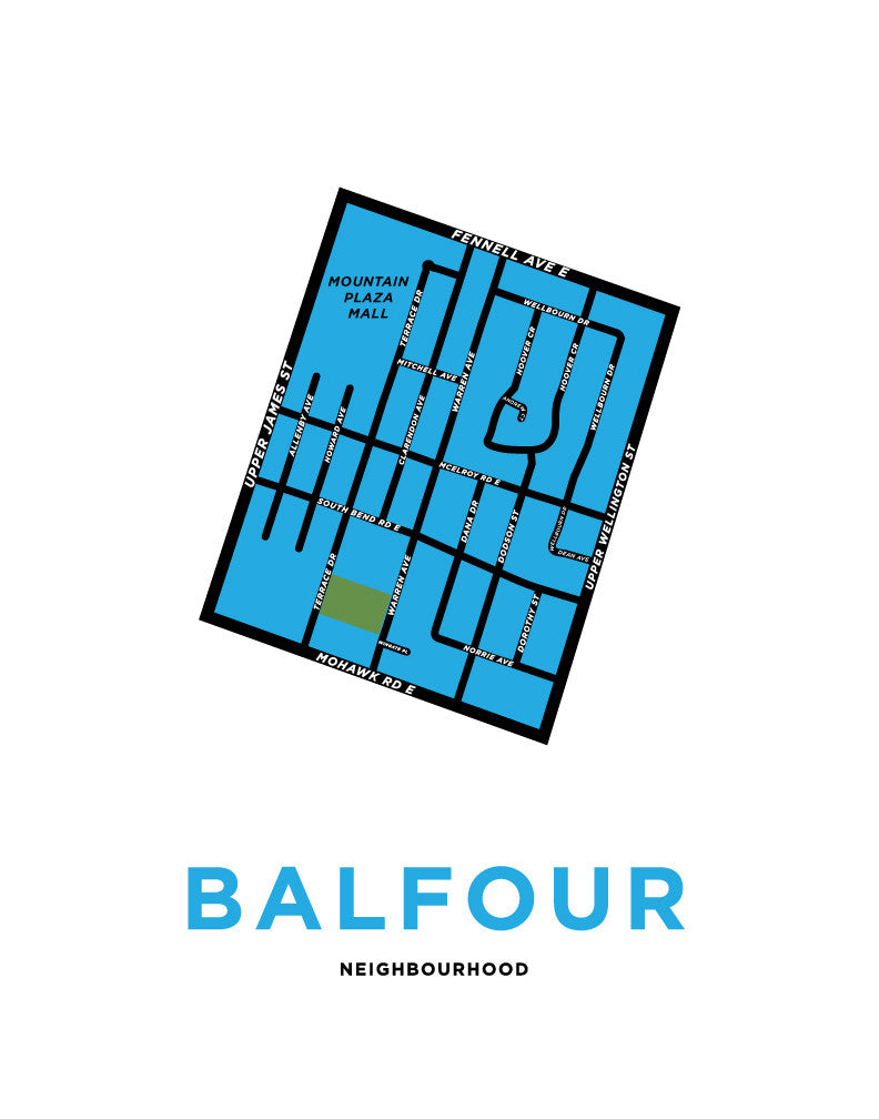 Balfour Neighbourhood Map