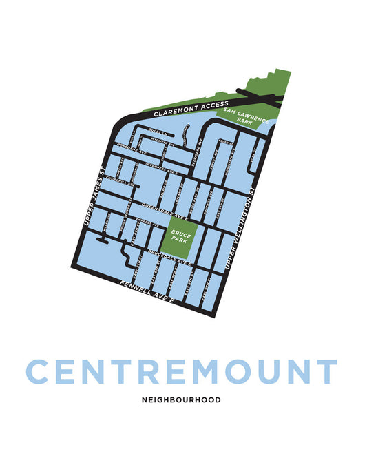 Centremount Neighbourhood Map