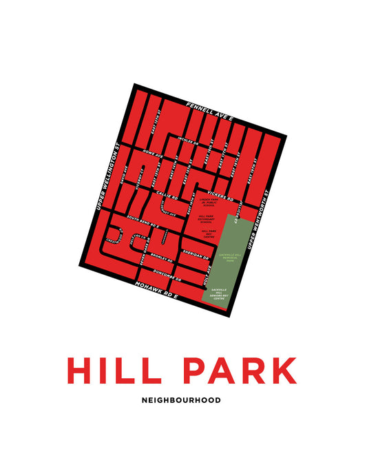 Hill Park Neighbourhood Map