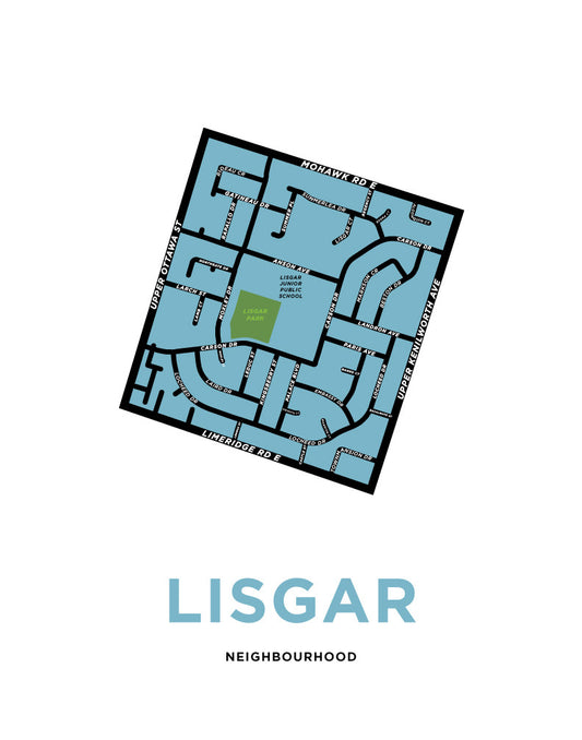 Lisgar Neighbourhood Map