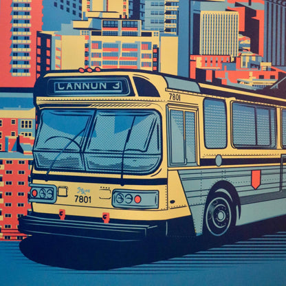 Hamilton Flyer E800 Bus Print